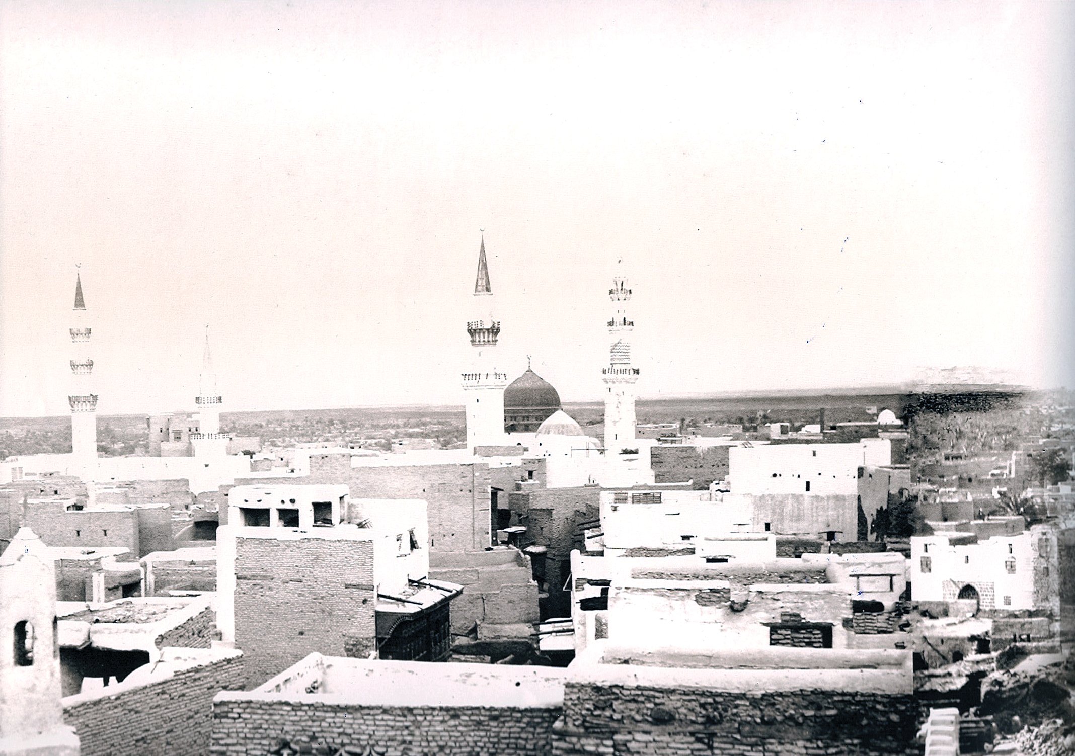 Mescidi Nebi, Kubbetul Hadra ve Minareler
